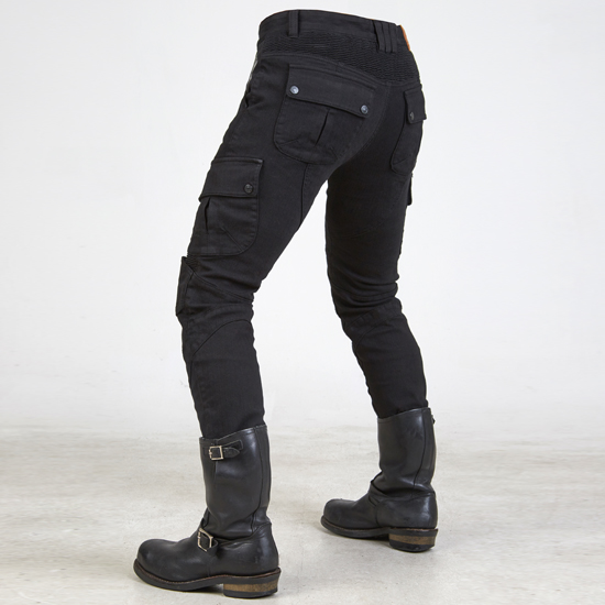 [uglyBROS] Motorpool-K (Black) (kevlar-jeans) | 어글리브로스 모토풀-케이 블랙 케블라 진 모토팬츠